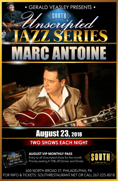 Marc Antoine And Gerald Veasley at Unscripted Jazz Series At South at South Jazz Club