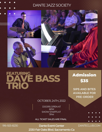 Dave Bass Trio at Dante Club
