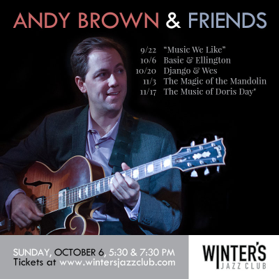 Andy Brown & Friends at Winter's Jazz Club