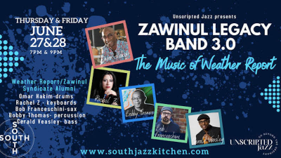 Zawinul Legacy Band 3.0 The Music Of Weather Report at South Jazz Club