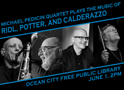 Michael Pedicin at Ocean City Free Public Library - event poster Michael Pedicin at Ocean City Free Public Library