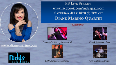 Diane Marino Quartet - Livestream at Rudy's Jazz Room