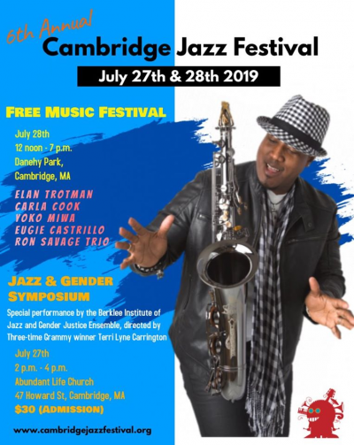 6th Annual Cambridge Jazz Festival at Danehy Park - event poster 6th Annual Cambridge Jazz Festival at Danehy Park