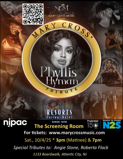 Phyllis Hyman Tribute Featuring Mary Cross at Resorts Casino Hotel