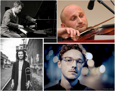 Fractures – Music For Viola, Trombone, Piano And Drums // Live-mitschnitt at Loft - event poster Fractures – Music For Viola, Trombone, Piano And Drums // Live-mitschnitt at Loft