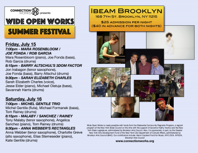 Wide Open Works Summer Festival at Wide Open Works Summer Festival at Ibeam Brooklyn