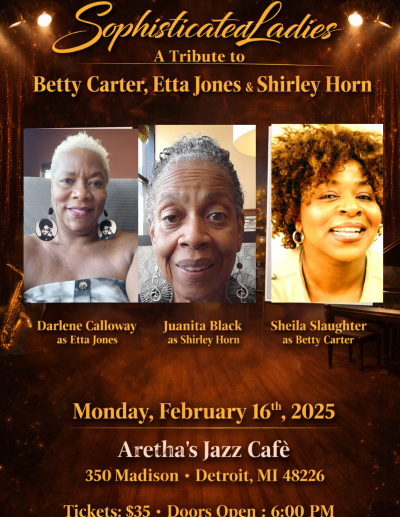  &ldquo;sophisticated Ladies &ndash; A Tribute To Betty Carter, Etta Jones &amp; Shirley Horn&rdquo;