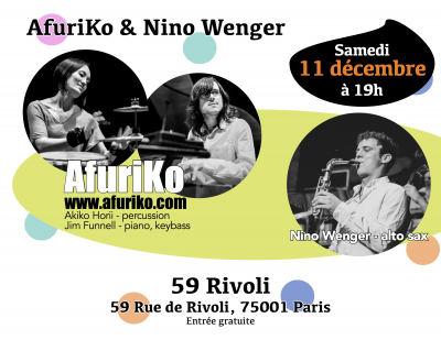 Afuriko feat. Nino Wenger at 59rivoli Aftersquat