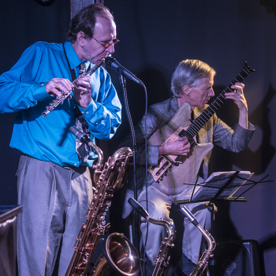 Mark Lewis / John Stowell at Brother Don's - event poster Mark Lewis / John Stowell at Brother Don's