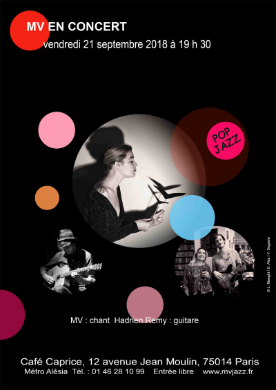 Mv & Hadrien Rémy En Concert at Caprice Café - event poster Mv & Hadrien Rémy En Concert at Caprice Café