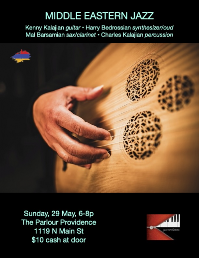 Jazz Revelations: Middle Eastern Jazz at The Parlour - event poster Jazz Revelations: Middle Eastern Jazz at The Parlour