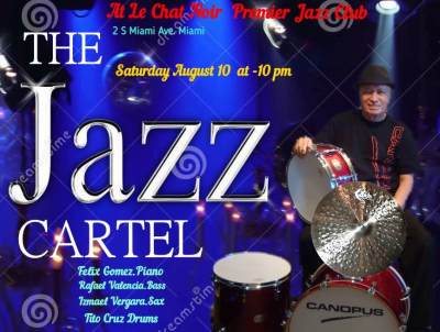 The Jazz Cartel Downstairs In The Cellar at Le Chat Noir De Salis