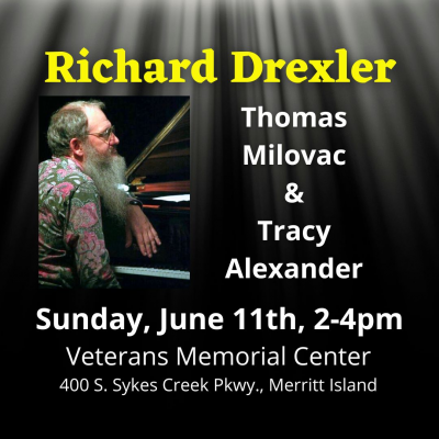 Live Jazz Concert By Multi-instrumentalist Richard Drexler at Brevard Veterans Memorial Center