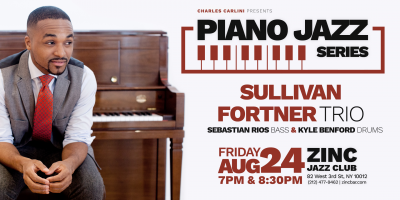 Piano Jazz Series: Sullivan Fortner at Zinc Bar - event poster Piano Jazz Series: Sullivan Fortner at Zinc Bar