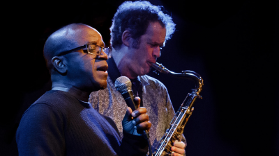 Anton Schwartz And Kenny Washington at San Jose Jazz Winter Fest at Cafe Stritch