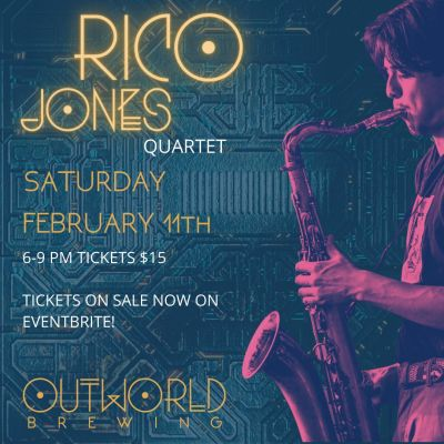 Syzygy: Aligning Of Souls An Evening With Rico Jones at Outworld Brewing - event poster Syzygy: Aligning Of Souls An Evening With Rico Jones at Outworld Brewing