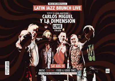 Latin Jazz Brunch Live With Carlos Miguel Y La Dimension at The CLF Art Lounge And Roof Garden