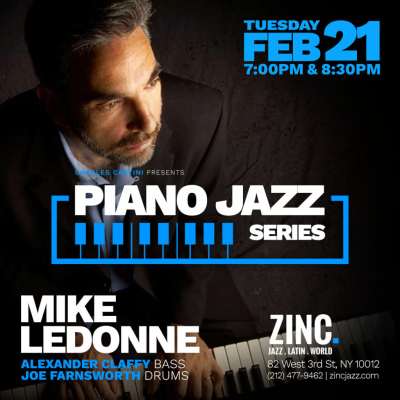 Piano Jazz Series: Mike Ledonne at Zinc Bar