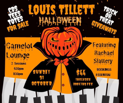 Louis Tillett at Camelot Lounge - event poster Louis Tillett at Camelot Lounge