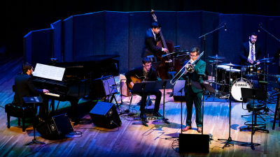 Frost Studio Jazz Band—celebrating The Artistry Of Women Composers In Jazz at Gusman Concert Hall - event poster Frost Studio Jazz Band—celebrating The Artistry Of Women Composers In Jazz at Gusman Concert Hall