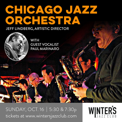 Chicago Jazz Orchestra With Vocalist Paul Marinaro at Winter's Jazz Club