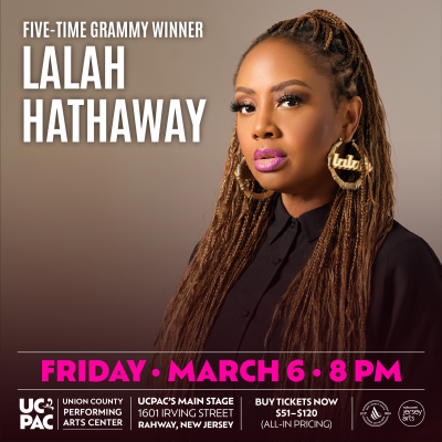 Lalah Hathaway at Union County Performing Arts Center - event poster Lalah Hathaway at Union County Performing Arts Center