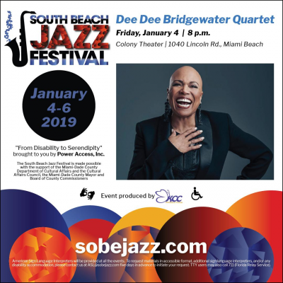 Dee Dee Bridgewater at South Beach Jazz Festival at Colony Theatre