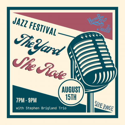 She Rose Opening Pop Up With Stephen Bridgland Trio at Herne Bay Jazz And Swing Festival at The Yard @ She Rose