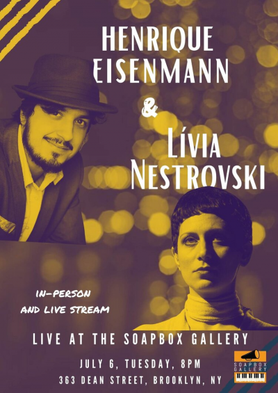 Henrique Eisenmann And Livia Nestrovski at Soapbox Gallery