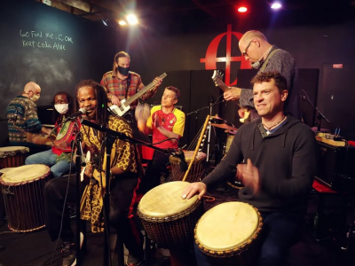 Tani Diakite & The Afrofunksters $15 (online) $20 (door) at Cafe CODA - event poster Tani Diakite & The Afrofunksters $15 (online) $20 (door) at Cafe CODA