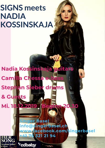 Signs Meets Nadia Kossinskaja at Singer