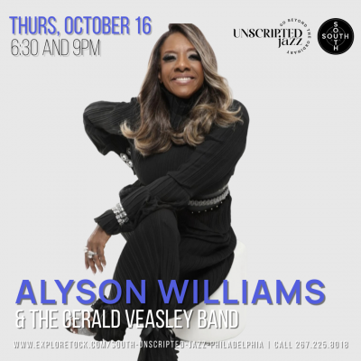 Thu, Oct 16 | Alyson Williams | 6:30pm Show