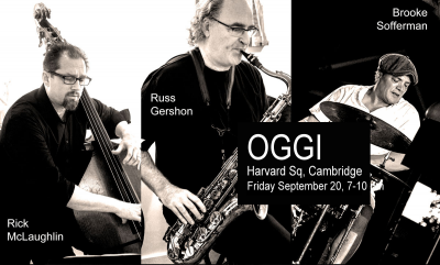 Russ Gershon Trio at Oggi Gourmet - event poster Russ Gershon Trio at Oggi Gourmet