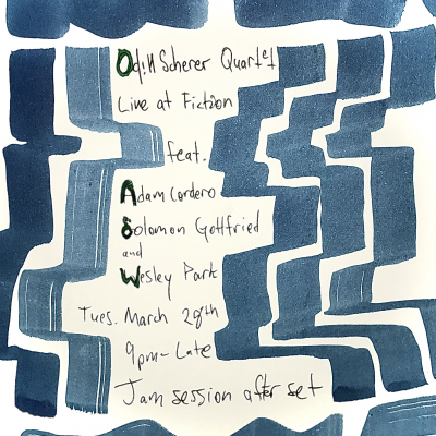 Odin Scherer at Fiction Bar/Cafe