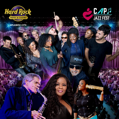Roy Ayers, David Sanborn, Camille Thurman and more! at CAP Jazz Festival at Hard Rock Hotel & Casino Atlantic City - event poster Roy Ayers, David Sanborn, Camille Thurman and more! at CAP Jazz Festival at Hard Rock Hotel & Casino Atlantic City