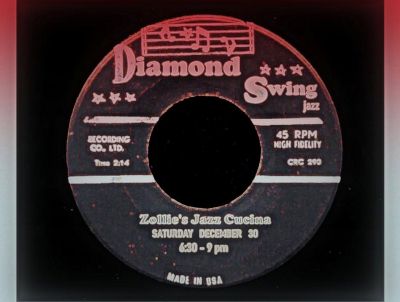 Diamond Swing Jazz Cools Out Last Saturday Of 2023  at Zollie's Jazz Cucina