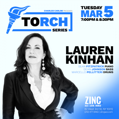 Torch Series: Lauren Kinhan at Zinc Bar - event poster Torch Series: Lauren Kinhan at Zinc Bar