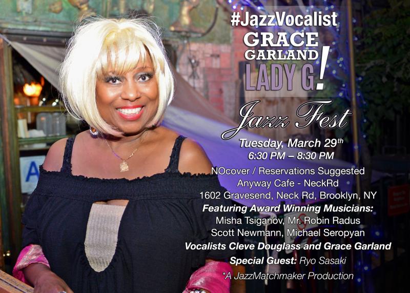 Grace Garland Duo Jazzy JULY! at Anyway Cafe - Neck Road
