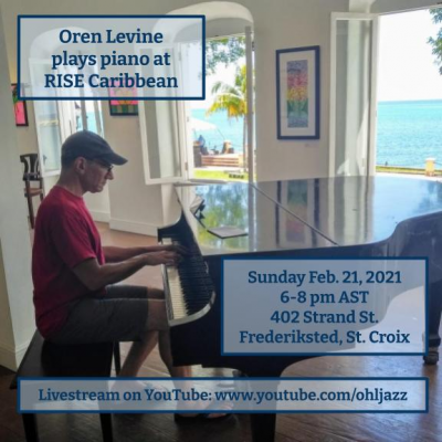 Oren Levine at Rise Caribbean - event poster Oren Levine at Rise Caribbean