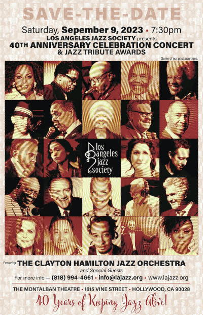 Clayton-Hamilton Jazz Orchestra at LA Jazz Society's Anniversary Celebration & Jazz Tribute at The Montalban Theatre