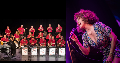 Cyrille Aimée With Texins Jazz Band And Plano East Jazz Band at Eisemann Center