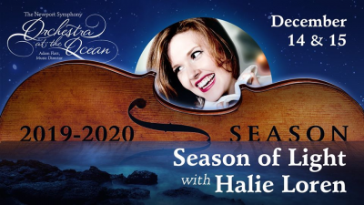 Season Of Light With Halie Loren at Newport Performing Arts Center - event poster Season Of Light With Halie Loren at Newport Performing Arts Center