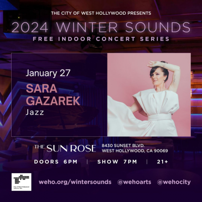 Sara Gazarek at West Hollywood Winter Sounds Series at The Sun Rose
