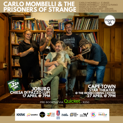 Carlo Mombelli And The Prisoners Of Strange at Homecoming Centre