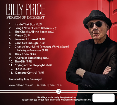 Billy Price - Person Of Interest CD Party - Little Village Label at Pittsburgh Shrine Center