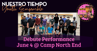 Jazzarts Latin Jazz Nuestro Tiempo Youth Ensembles Spring 2022 Performance at Boileryard @ Camp North End - event poster Jazzarts Latin Jazz Nuestro Tiempo Youth Ensembles Spring 2022 Performance at Boileryard @ Camp North End