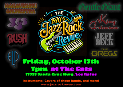 1970’s Jazz-rock Revue Band at The Cats