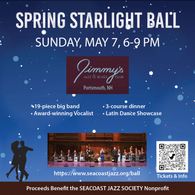 Spring Starlight Ball & Big Band Extravaganza at Jimmy's Jazz & Blues Club - event poster Spring Starlight Ball & Big Band Extravaganza at Jimmy's Jazz & Blues Club