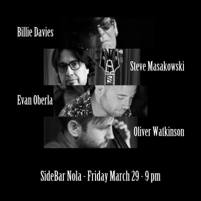 Billie Davies Trio with Steve Masakowski at Sidebar Nola