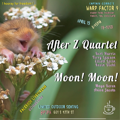 Warp Factor 9 Livestream: After Z Quartet/ Moon! Moon! at The Philadelphia Suzuki Piano Academy